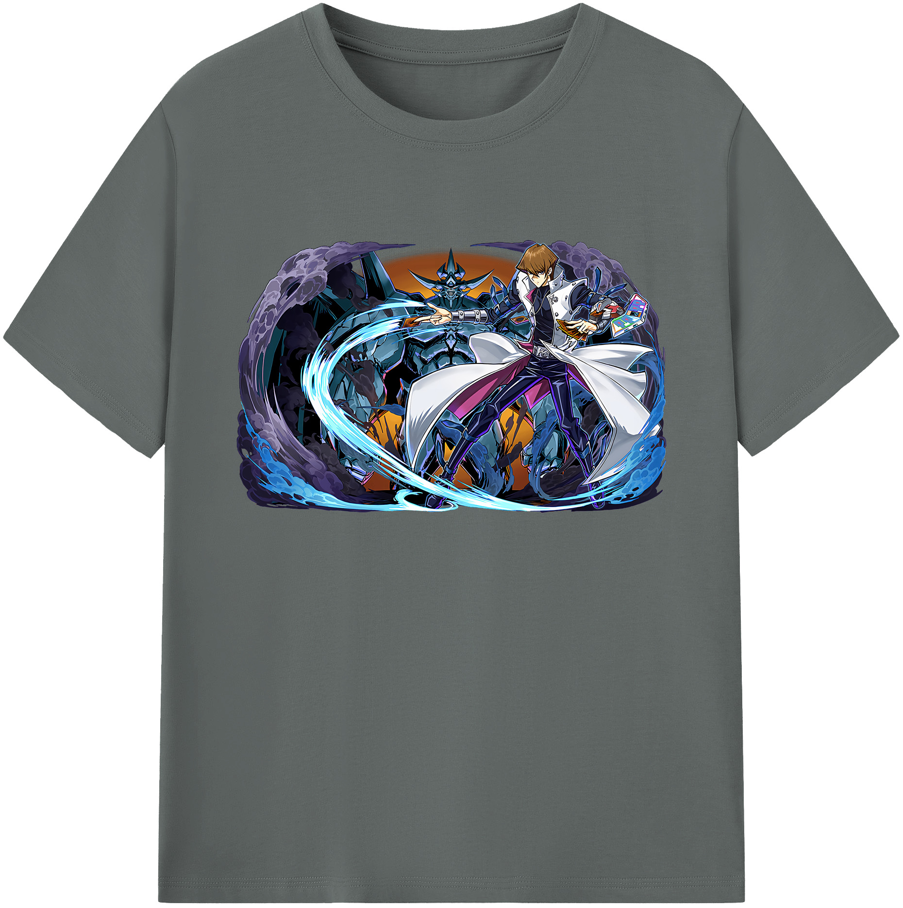 （画像用） 遊☆戯☆王 Yu-Gi-Oh! 綿100％ メンズ半袖Tシャツ｜肌触りやわらか＆通気性